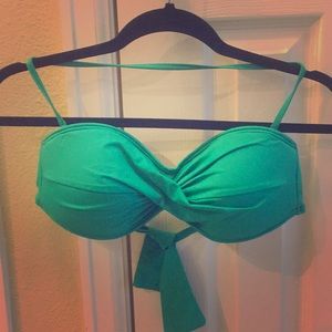 Tommy Bahama twist green bikini top